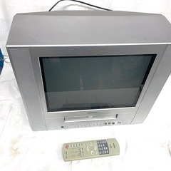 ★再生〇 東芝 VTR 内蔵 テレビ ビデオ 15VS18 VHS テレビデオ 簡易動作確認済【東芝/TOSHIBA】05年製 テレビデオ 15VS18