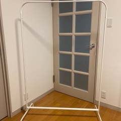 ハンガーラック、ホワイト、99cmx152 cm