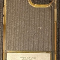 TRRAS iPhone 14/13用 スタンド付きクリアケース の画像