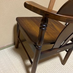 カリモク コロニアル チェア ヴィンテージ アンティーク調の画像