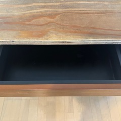 【あげます！】天板DIY　木目が綺麗な作業テーブルの画像
