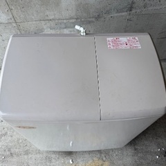 【中古】 札幌 引取歓迎 二層式洗濯機 日立 HITACHI PS-H45L 2021年製 4.5kg 2槽式 青空 【札TB01】