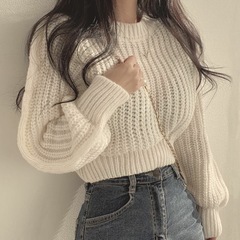ニットトップス　セーター　 の画像