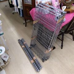 美品 大型　4段　メタルラック　スチールラック　棚　本棚　家電ラックの画像