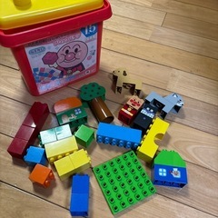 訳あり！アンパンマン初めてブロックバケツ