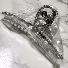 🤍シルバーヘアクリップ