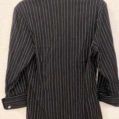 CECIL McBEE 7分丈シャツ レディース サイズM 長袖シャツ ストライプシャツ クール セシルマクビー 109 ワイシャツの画像