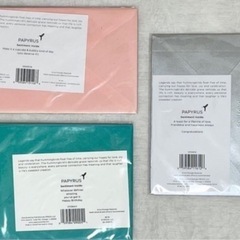 未使用海外にて購入　メッセージカード 5種類 レターセット 絵葉書 ポストカード バースデーカード の画像