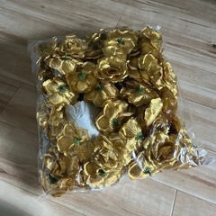 造花 バラ ゴールド 100本の画像