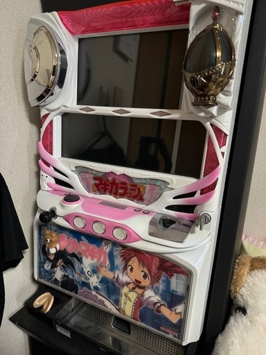 パチスロ実機 魔法少女まどか☆マギカ 初代 コイン不要機 家庭用電源
