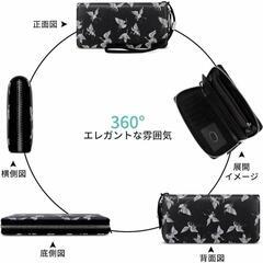 長財布 小銭入れ スキミング防止 ラウンドファスナー 財布 レディース 大容量の画像