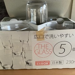 ガラスコップ