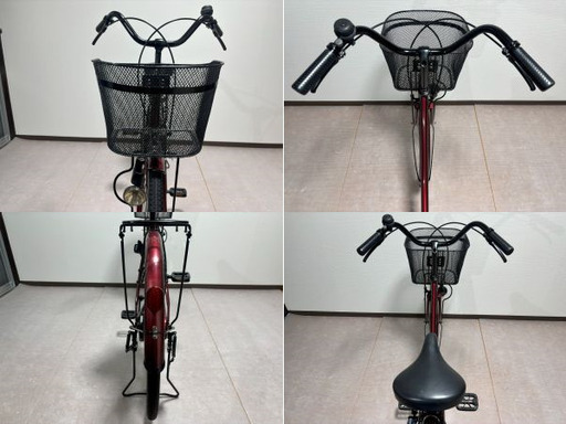 サブスク利用も可能❕】26インチ - ワインレッド / STRAWBERRY【整備