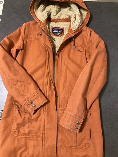 美品 パタゴニア 配送 レディース 裏ボア モッズコートXS