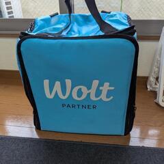 Wolt デリバリー　バッグ　美品