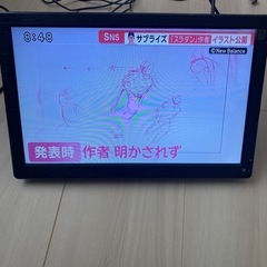 12.1型液晶 地上デジタルテレビの画像