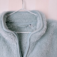 👦👧140cmユニクロ*ファーリーフリースフルジップジャケット超美品!!の画像