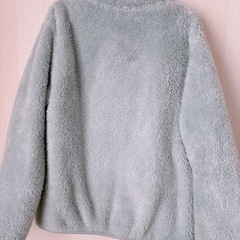 👦👧140cmユニクロ*ファーリーフリースフルジップジャケット超美品!!の画像