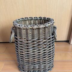 ★民芸品★籠★かご★アンティーク★手作り★花器★花入れ