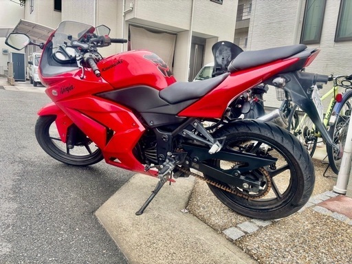ninjaニンジャ250　自賠責保険R9年4月まであり　タイヤバリ溝