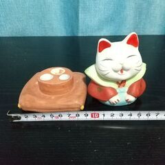 招き猫　印鑑入れの画像