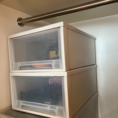 衣装ケース無料！クローゼットに入る