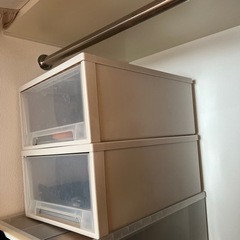 衣装ケース無料！クローゼットに入るの画像