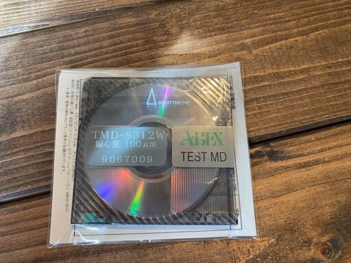 MDデッキ　調整用テストディスク　未使用
