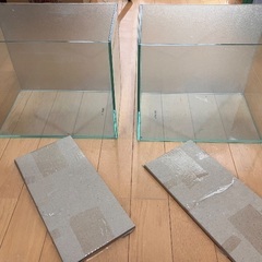フレームレス水槽30センチ×2セット