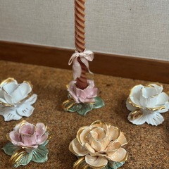 薔薇のキャンドルスタンド