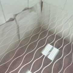 おしゃれダイニングガラステーブルの画像