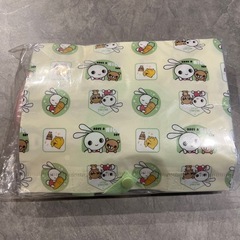 【新品】西松屋　ノベルティ　子ども用食器セット スプーン、フォーク、バッグ付きの画像
