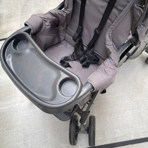 【お取引中】JOOVY 二人乗りベビーカー　カーシートアダプター付き　