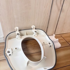 リッチェル(Richell)補助便座　ホワイト  グリップ付の画像
