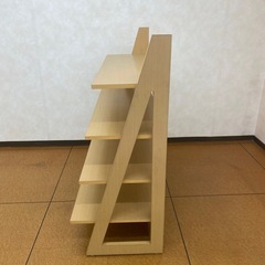 ウッド長　陳列棚の画像