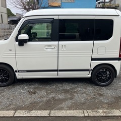 込み価格　ホンダ　 N-VAN スタイルファン　ターボ　ホンダセンシング　エヌバン　プッシュスタート　スマートキー　記録簿　キャンプ　トランポ　アウトドア　　車両交換の画像