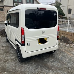 込み価格　ホンダ　 N-VAN スタイルファン　ターボ　ホンダセンシング　エヌバン　プッシュスタート　スマートキー　記録簿　キャンプ　トランポ　アウトドア　　車両交換の画像