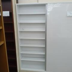 スライド扉付き 本棚 TJ10614の画像