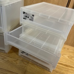 【引き出し収納】重なる引き出し式ケースの画像