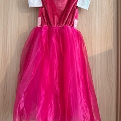 ☆2度着用のみ☆120 プリンセスドレス（オーロラ姫）の画像