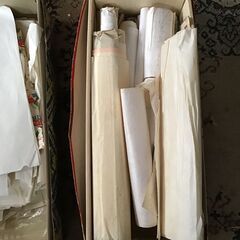 古い書道の用紙の画像