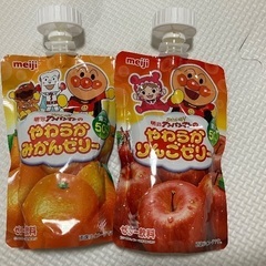 明治　それいけアンパンマン　やわらか　みかんゼリー  りんごゼリ...