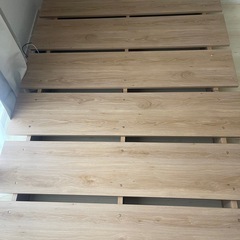 LOWYA セミダブルフレーム　シャビーナチュラル色の画像