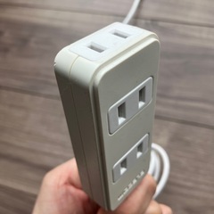延長コード３つ口2メートルの画像