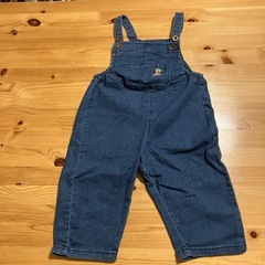 【90サイズ美品】POLO サロペット