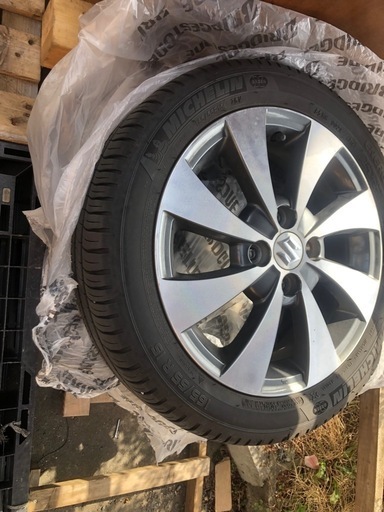 ワゴンRスティングレー純正ホイールタイヤ溝大タイヤセット