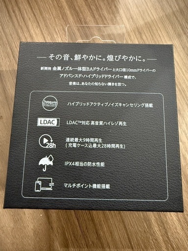 AVIO T TE-J1 ホワイト ワイヤレスイヤホン