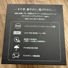 AVIO T TE-J1 ホワイト ワイヤレスイヤホンの画像