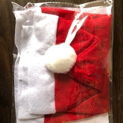 犬用　サンタ帽子＆マントの画像