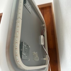 【新品未使用】照明付き鏡　エステ・シャワールーム・自宅可の画像